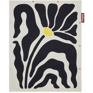 Fatboy Flying Carpet Gulvtæppe 140x180 cm Botanic Creme/Sort