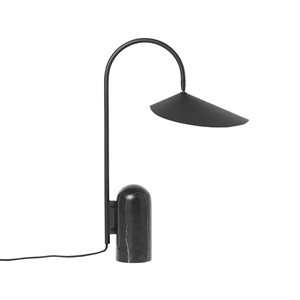 Ferm Living Arum Bordlampe Sort