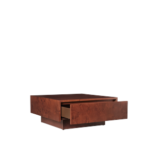 Ferm Living Burl Storage Sofabord Mørkbejdset Rodtræ