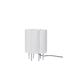 Ferm Living Boe Bordlampe H28 Sølv/Natural