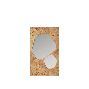 Ferm Living Folia Spejl H82 Natural Rodtræ