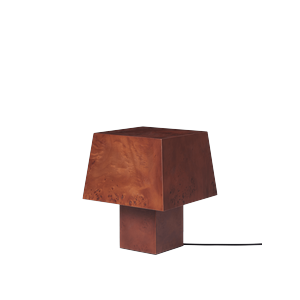 Ferm Living Burl Bordlampe Mørkbejdset Rodtræ