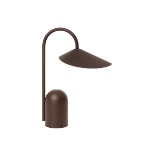 Ferm Living Arum Transportabel Lampe Dark Chocolate