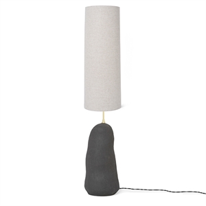 Ferm Living Hebe Gulvlampe Sort med Hvid Skærm