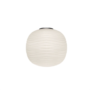 Foscarini Gem Semi Væglampe Grafit/ Hvid
