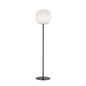 Foscarini Gem Gulvlampe Hvid/ Sort