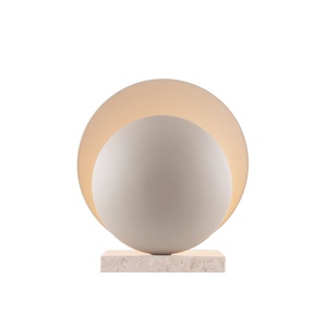 Globen Lighting Orbit Bordlampe Beige/Beige Travertin