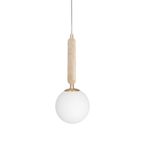 Globen Lighting Torrano 15 Pendel Beige Travertin