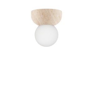 Globen Lighting Torrano 13 Væg/Loftlampe Beige Travertin