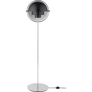 GUBI Multi-Lite Gulvlampe Krom & Sort