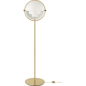 GUBI Multi-Lite Gulvlampe Messing & Hvid