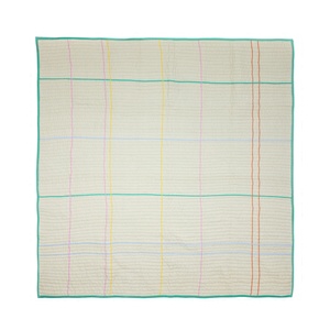 Hübsch Sen Sengetæppe 260x260 Sand