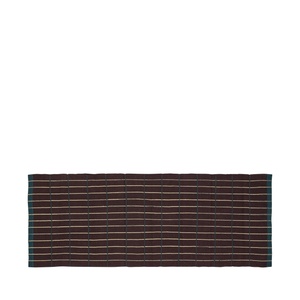 Hübsch Cottage Gulvtæppe 80x200 Brun/Mørkegrøn