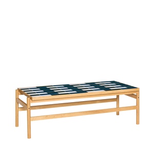 Hübsch Motif Sofabord Sort/Natural/Hvid