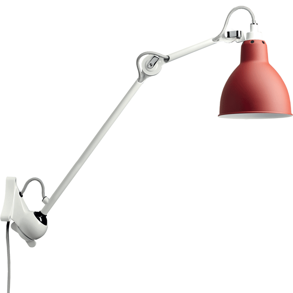 Køb Lampe Gras N222 Væglampe Hvid/Mat Rød