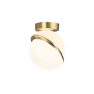 Lee Broom Mini Crescent Loftlampe Opal/Messing