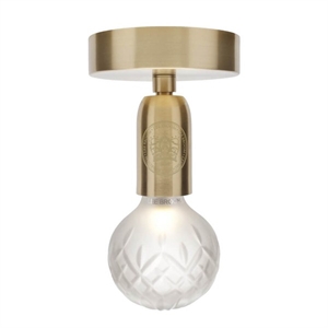 Lee Broom Crystal Bulb Loftlampe Matteret/Messing