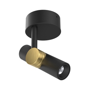 Linea Light Goose Væglampe Ø14 Sort/Guld