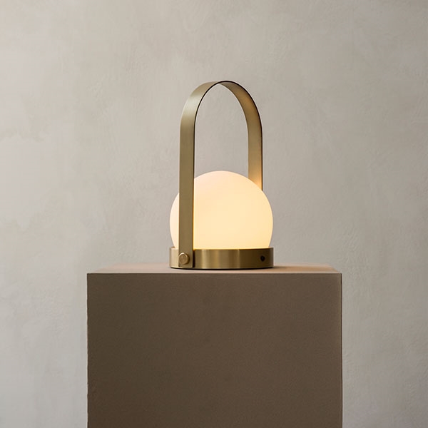 MENU Carrie LED Table Lamp Brass Environment