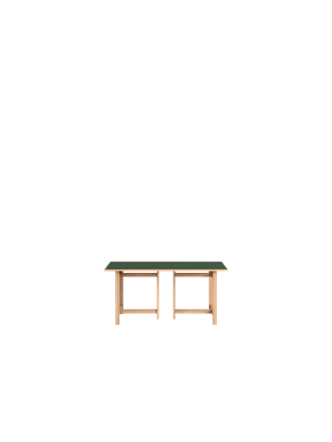 Moebe Rectangular Spisebord 160x90 Grøn