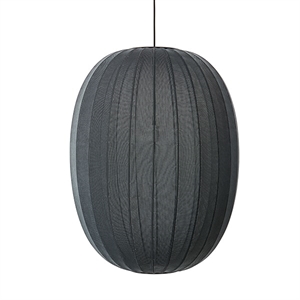Made By Hand Knit-Wit Oval Pendel Sort Ø65