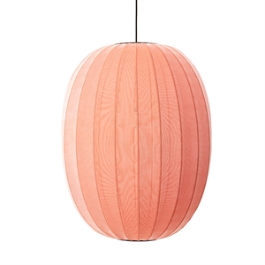 Made By Hand Knit-Wit Oval Pendel Coral Ø65