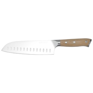 Mareld European Santokukniv 18 cm Lys Træ