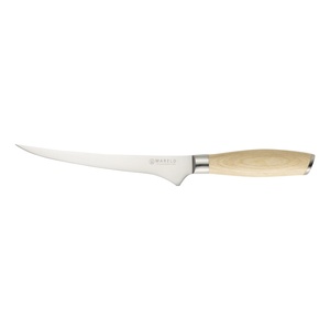 Mareld Akio Japanese Fleksibel Filetkniv 19 cm Lys Træ