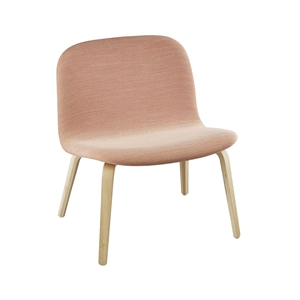 Muuto Visu Lænestol M. Træ Base Polstret Steelcut Trio 515/Eg
