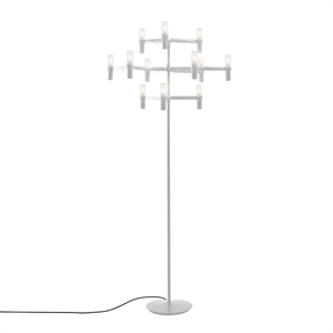 Nemo Crown Gulvlampe Hvid