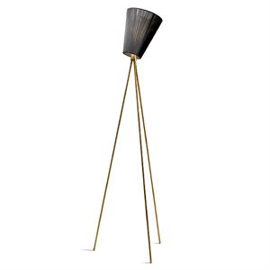 Northern Oslo Wood Gulvlampe Guld Fod & Valg Fri Skærm