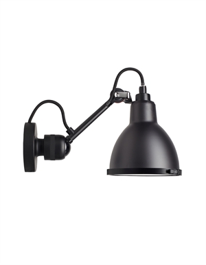 Lampe Gras N304 Væglampe Badeværelse Mat Sort