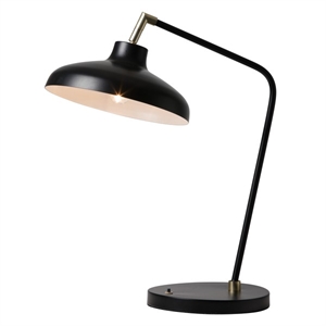 Watt & Veke Pelle Bordlampe Sort