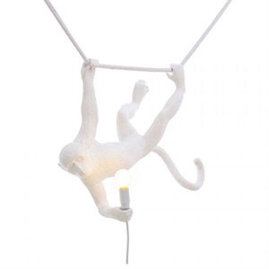 Seletti Monkey Swing Pendel Hvid