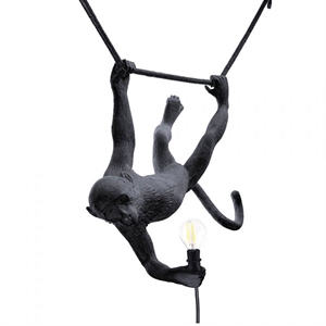 Seletti Monkey Swing Pendel Sort Udendørs