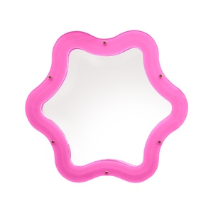 Seletti Supercurve Tiny Flower Spejl Pink