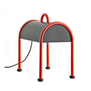 Stilnovo Valigia Bordlampe Rød/Sort