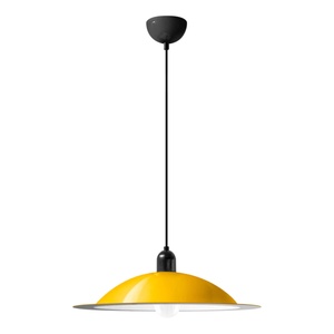 Stilnovo Lampiatta Pendel Stor Hvid/Gul