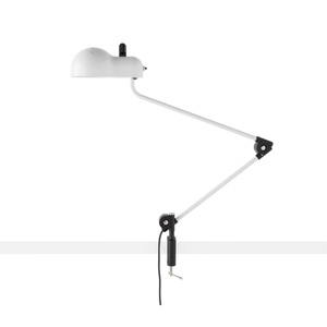 Stilnovo Topo Morsetto Bordlampe Hvid