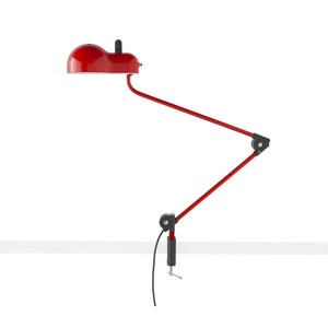 Stilnovo Topo Morsetto Bordlampe Rød
