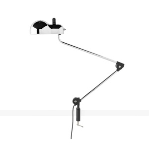 Stilnovo Topo Morsetto Bordlampe Krom