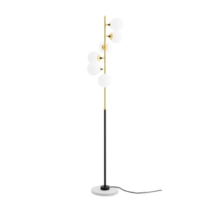 Stilnovo Galassia Gulvlampe Guld/Hvid
