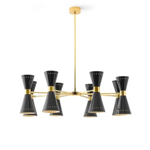 Stilnovo Megafono Pendel 16 Guld/Sort/Ivory
