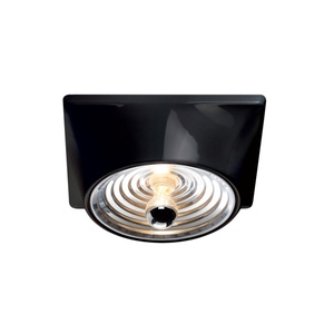 Stilnovo Goletta Væglampe Glossy Black/Transparent