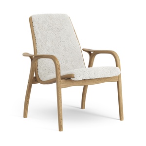 Swedese Laminett Lænestol Olieret Eg/Off White/Fåreskind