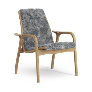 Swedese Laminett Lænestol Olieret Eg/Scandinavian Grey/Fåreskind