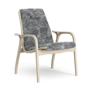 Swedese Laminett Lænestol Lakeret Eg/Scandinavian Grey/Fåreskind