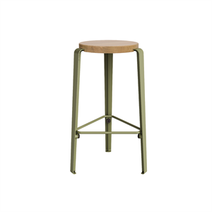 TipToe MI LOU Skammel Egetræ/Khaki Green