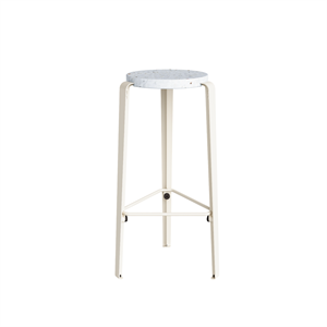 TipToe BIG LOU Skammel Genanvendt Plastik Hvid/Cream White
