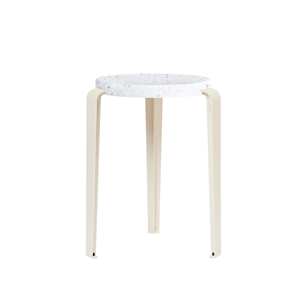 TipToe LOU Skammel Genanvendt Plastik Hvid/Cream White